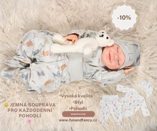 Jemná souprava pro každodenní pohodlí 🌸 Perfektní kombinace kvality a stylu ✔️ 3 dílný set 🌿 Šetrné pro citlivou pokožku...